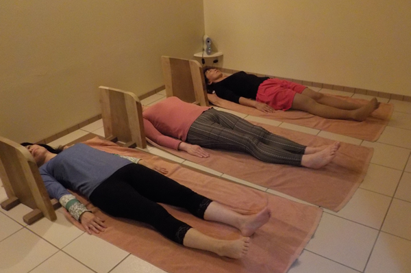 抗酸化陶板浴の入り方